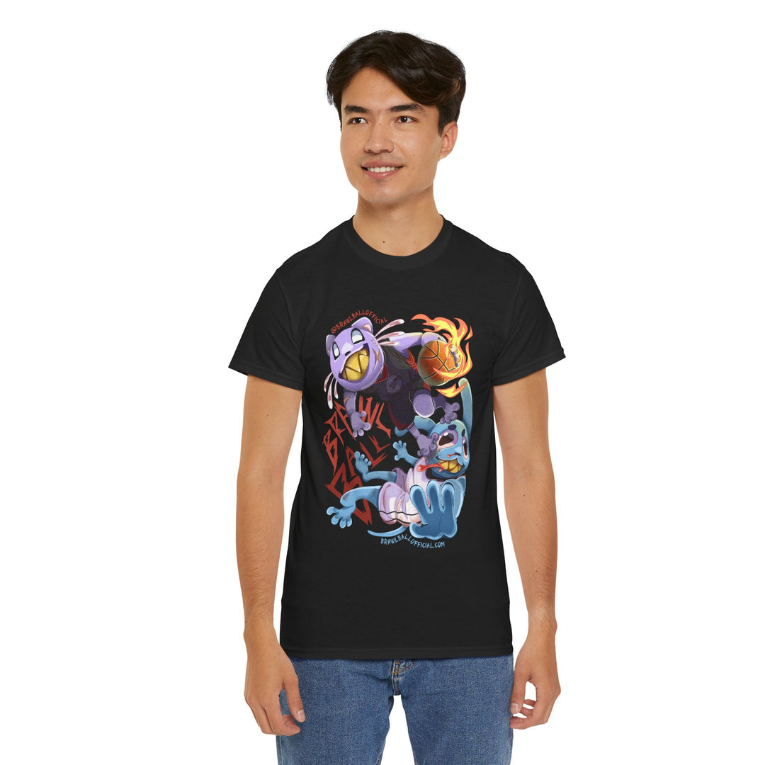 Brawl Ball x Pink! "Brawl" Tee - Black