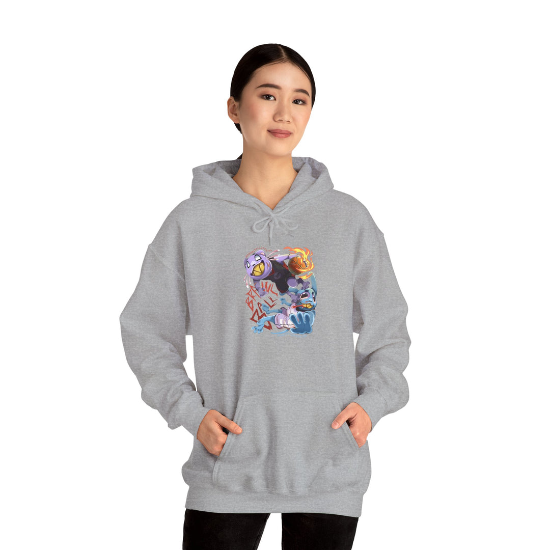 Brawl Ball x Pink! "Brawl" Hoodie - Sports Grey