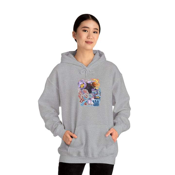 Brawl Ball x Pink! "Brawl" Hoodie - Sports Grey