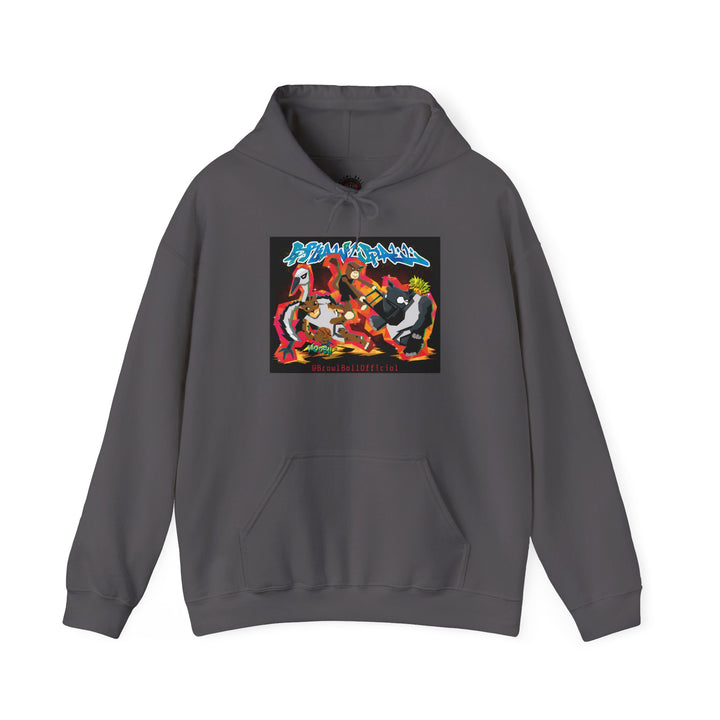 Brawl Ball x Dereliqa "Chaos" Hoodie - Charcoal