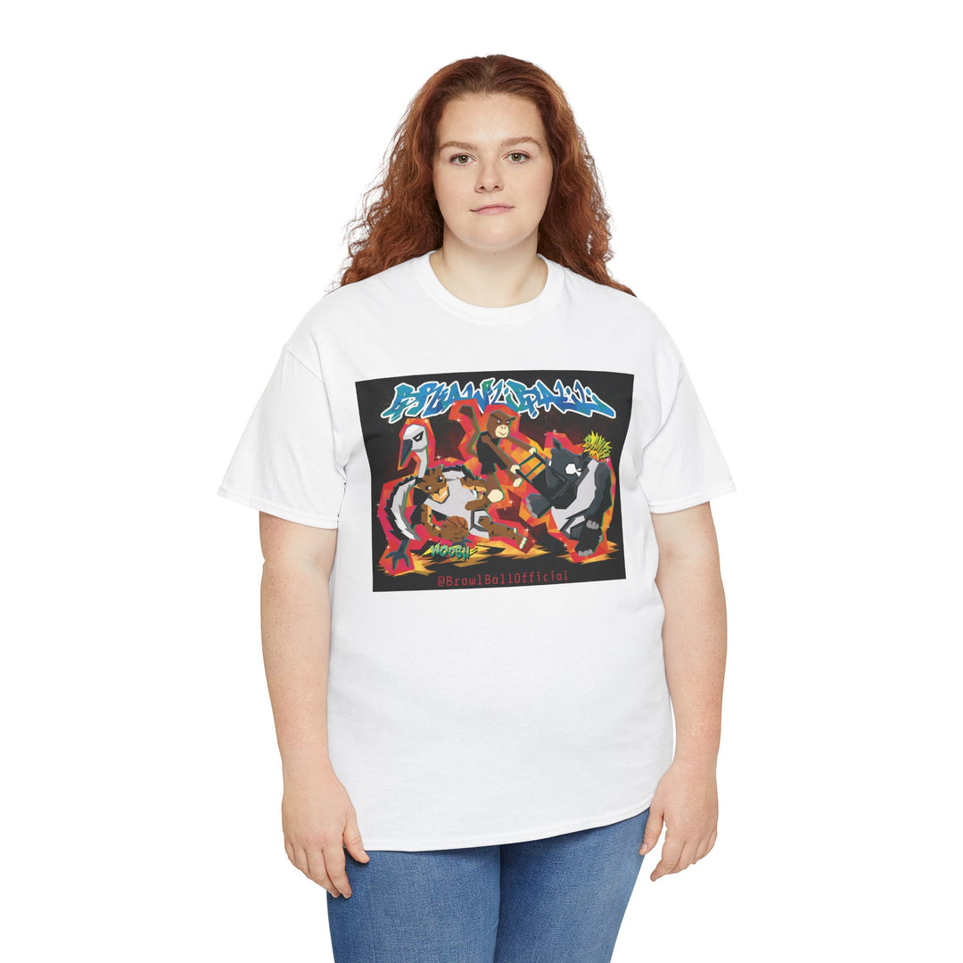 Brawl Ball x Dereliqa "Chaos" Tee - White