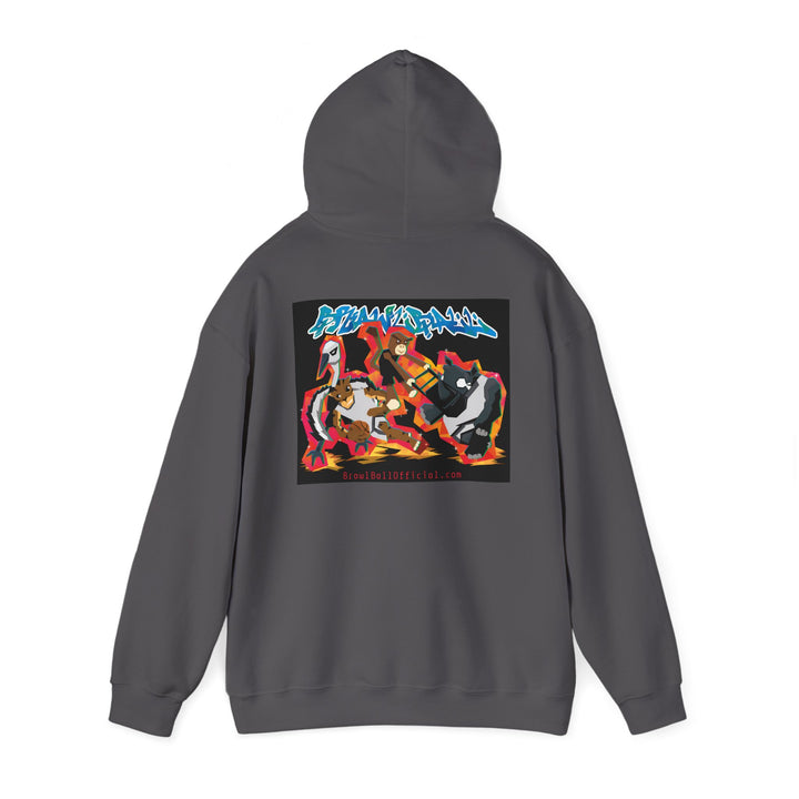 Brawl Ball x Dereliqa "Chaos" Hoodie - Charcoal