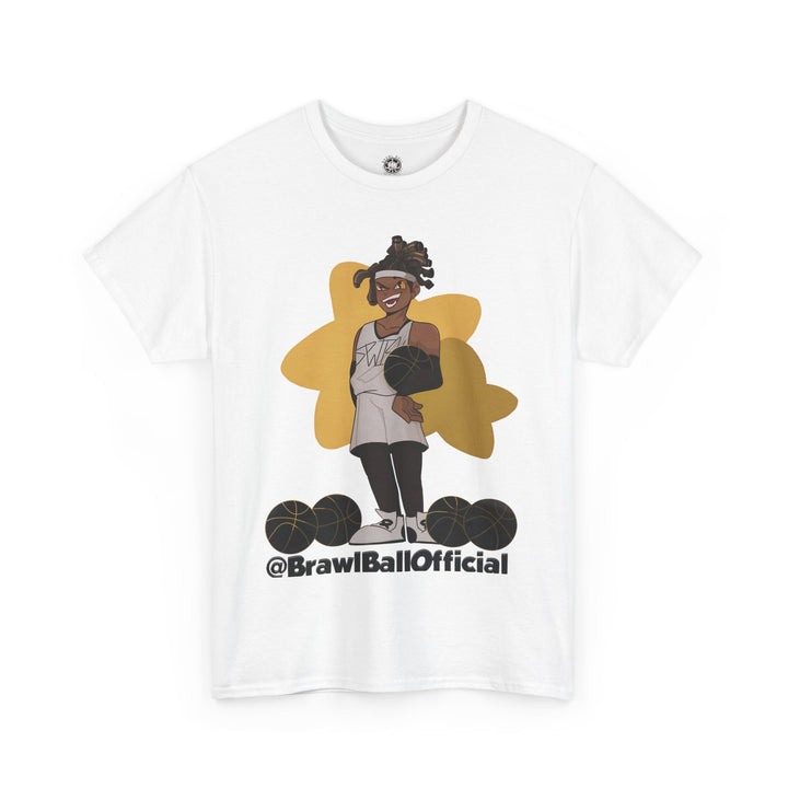 Brawl Ball x Amiya "Swish" Tee - White