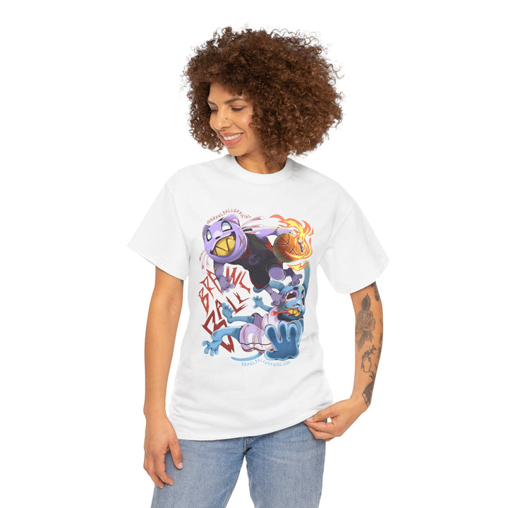 Brawl Ball x Pink! "Brawl" Tee - White