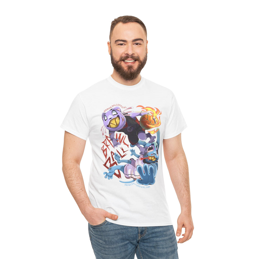 Brawl Ball x Pink! "Brawl" Tee - White
