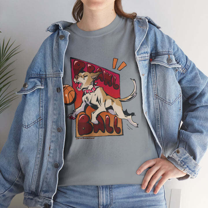 Brawl Ball x Knauxic "Basil Tulip" Tee - Gravel