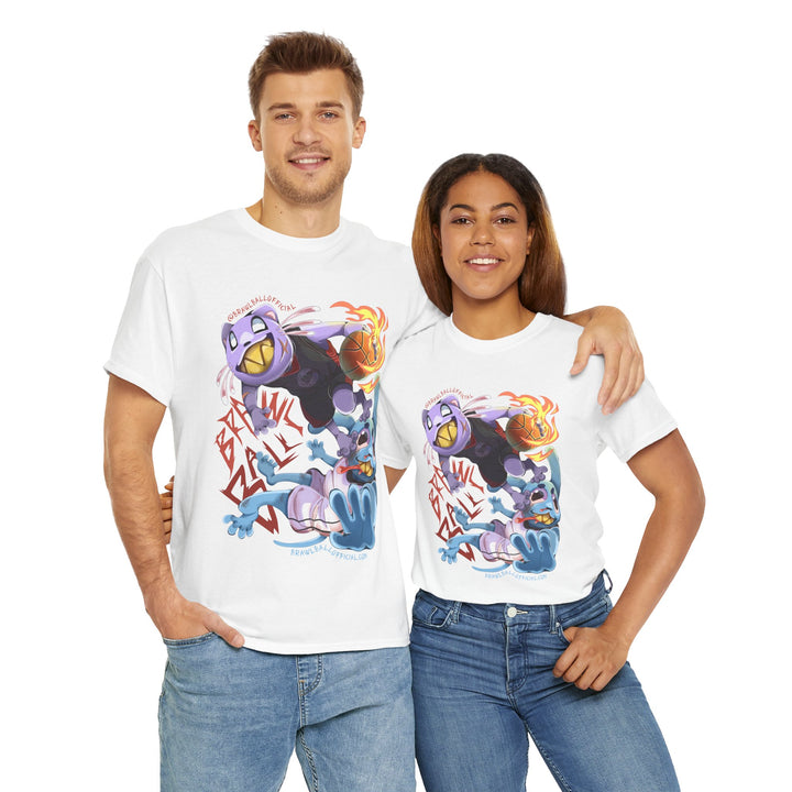 Brawl Ball x Pink! "Brawl" Tee - White