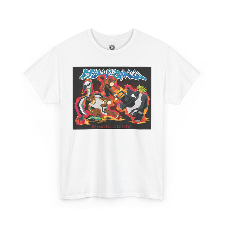 Brawl Ball x Dereliqa "Chaos" Tee - White