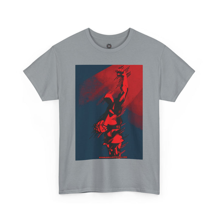Brawl Ball x @tommydrawsss "Shine" Tee - Gravel