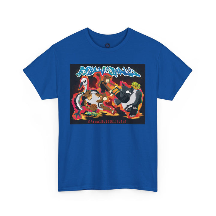 Brawl Ball x Dereliqa "Chaos" Tee - Royal Blue