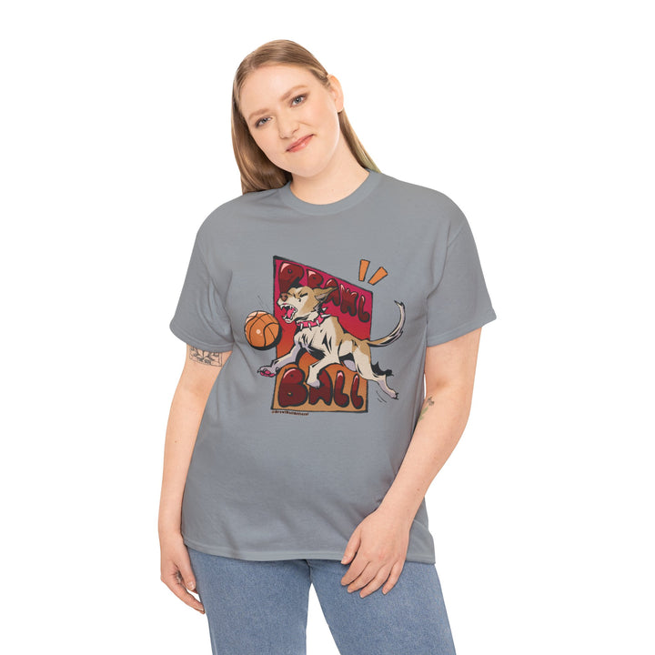 Brawl Ball x Knauxic "Basil Tulip" Tee - Gravel