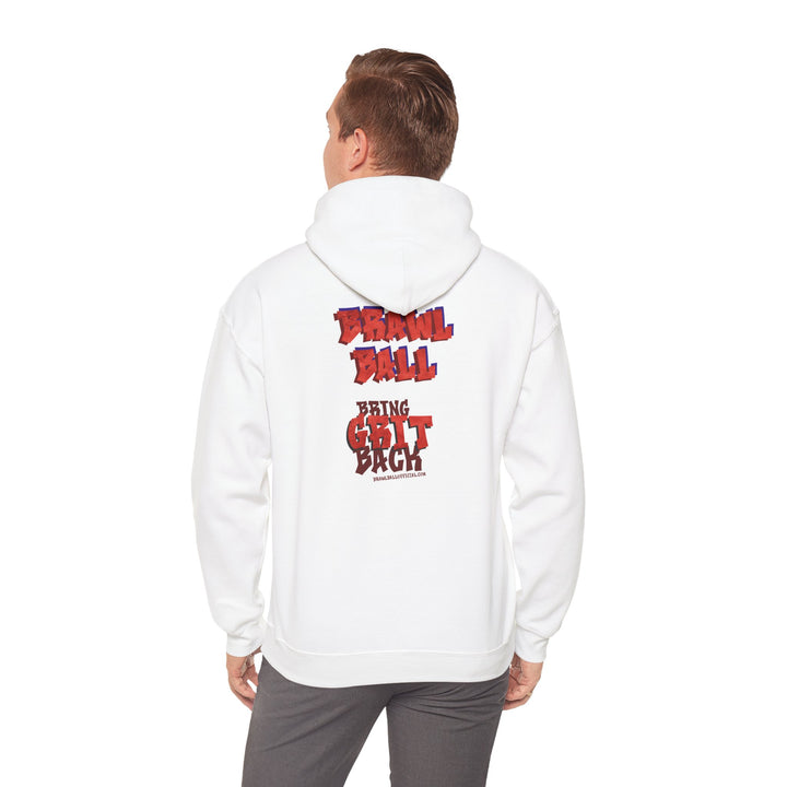 Brawl Ball x V. Miller "Bring Grit Back" Hoodie - White