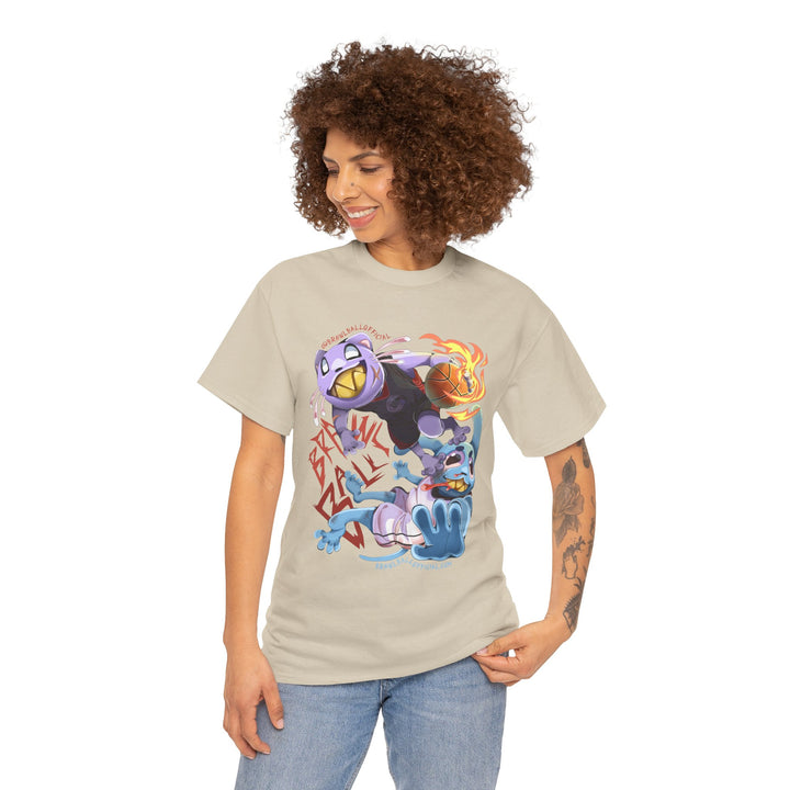 Brawl Ball x Pink! "Brawl" Tee - Sand