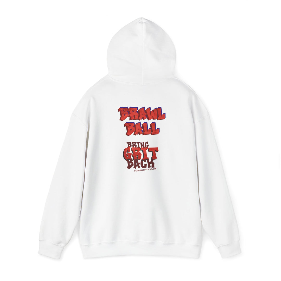 Brawl Ball x V. Miller "Bring Grit Back" Hoodie - White