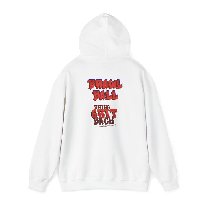Brawl Ball x V. Miller "Bring Grit Back" Hoodie - White