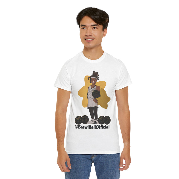 Brawl Ball x Amiya "Swish" Tee - White