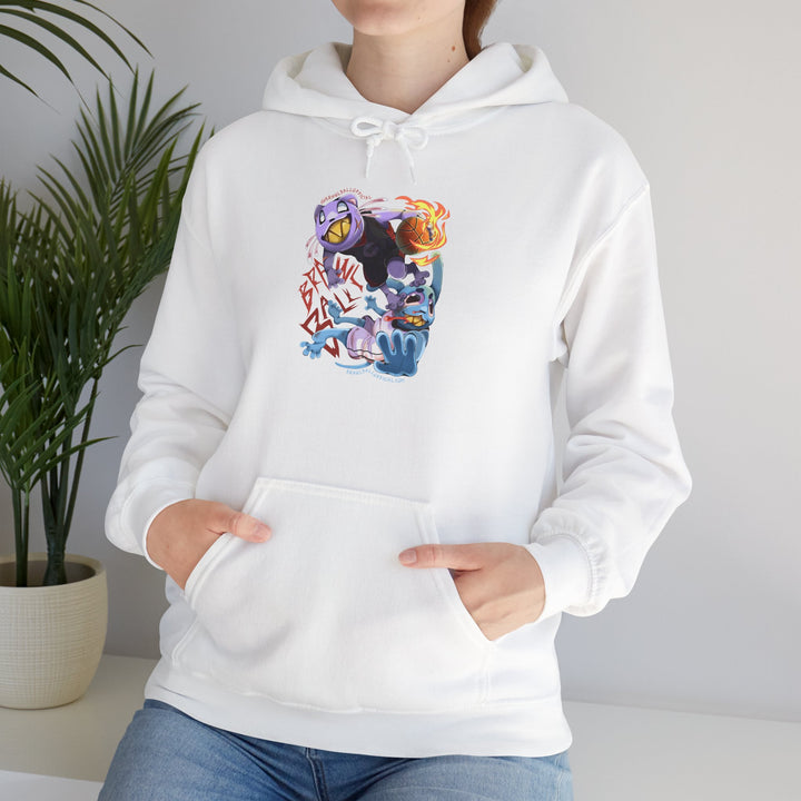 Brawl Ball x Pink! "Brawl" Hoodie - White