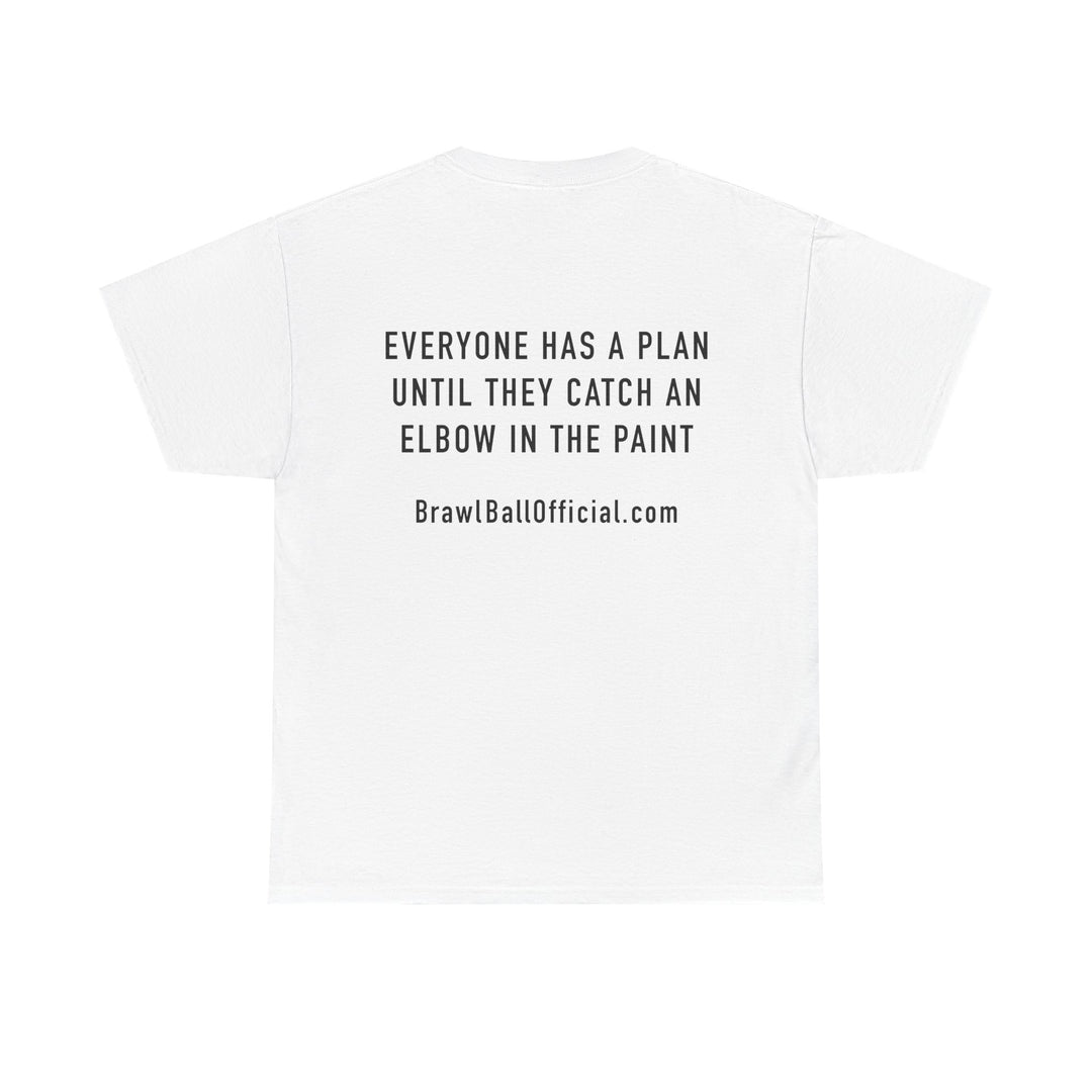 Brawl Ball "Elbow in the Paint" Tee - White