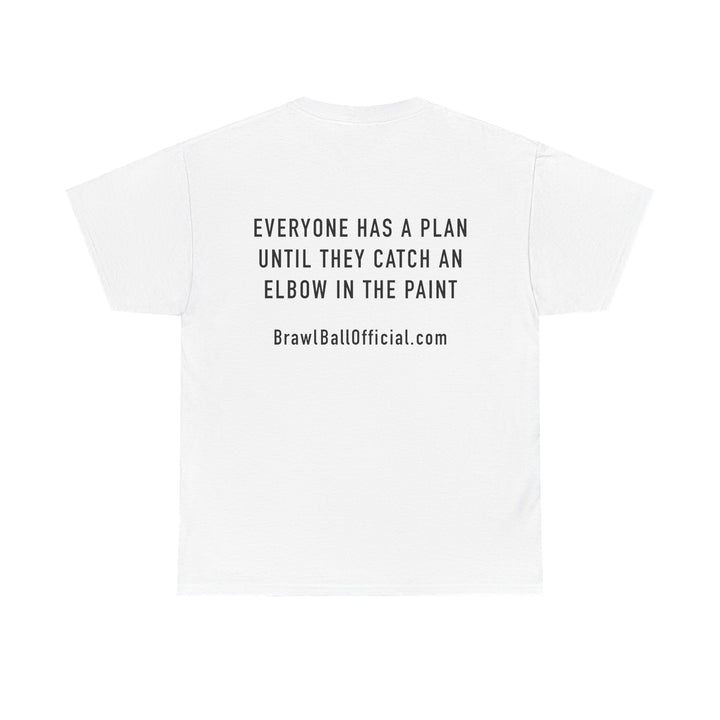 Brawl Ball "Elbow in the Paint" Tee - White