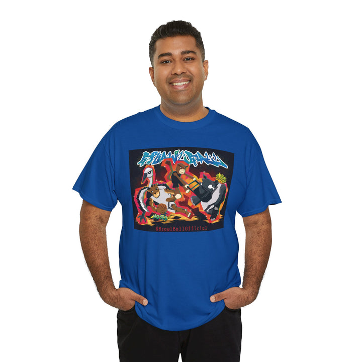 Brawl Ball x Dereliqa "Chaos" Tee - Royal Blue