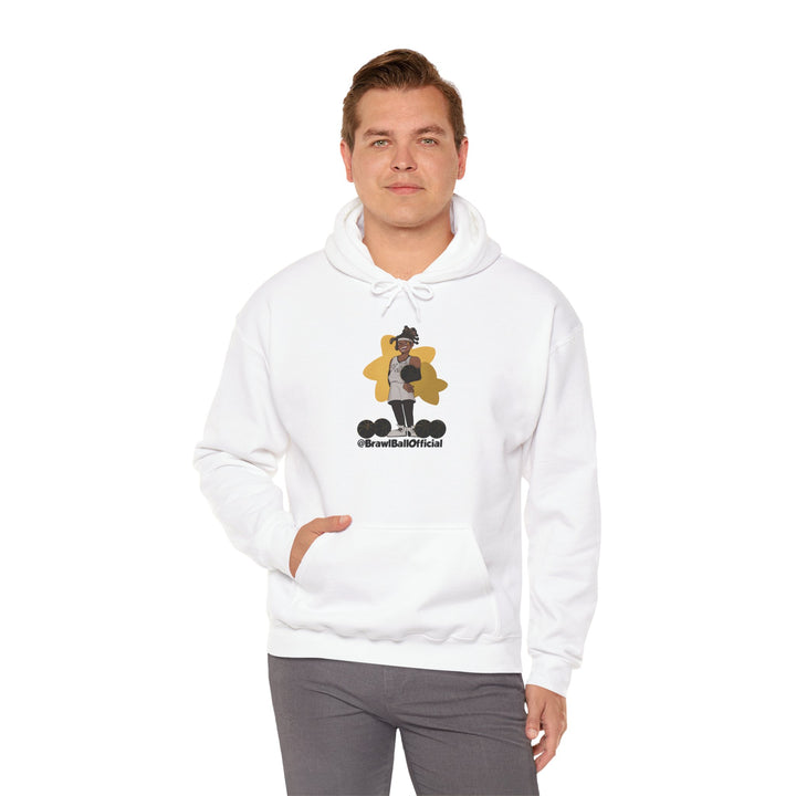 Brawl Ball x Amiya "Swish" Hoodie - White