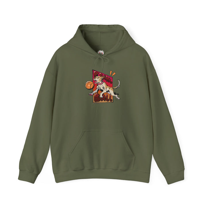 Brawl Ball x Knauxic "Basil Tulip" Hoodie - Military Green