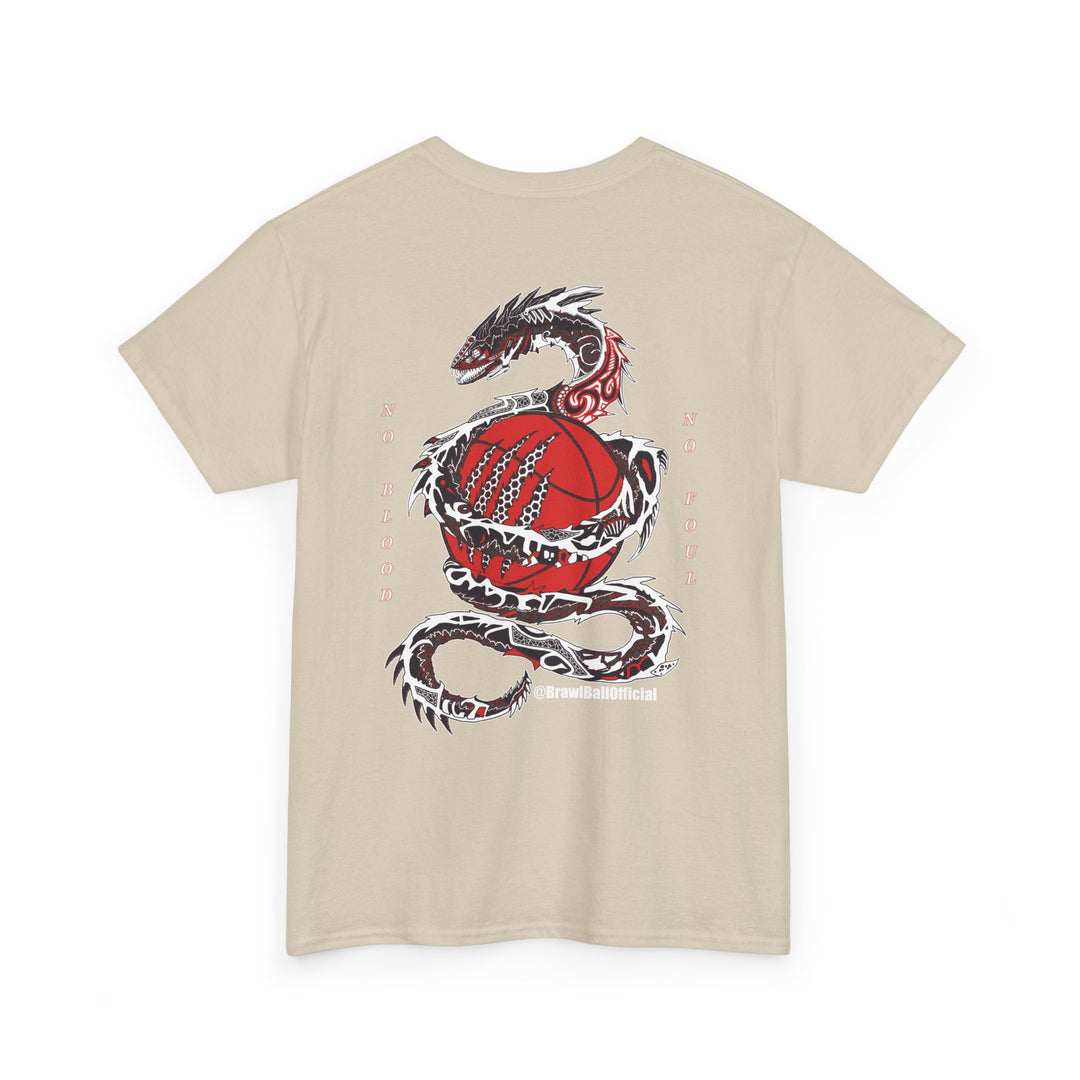 Brawl Ball x ViiV1D "No Blood No Foul" Tee - Sand