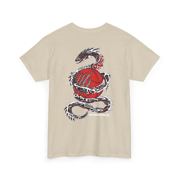 Brawl Ball x ViiV1D "No Blood No Foul" Tee - Sand