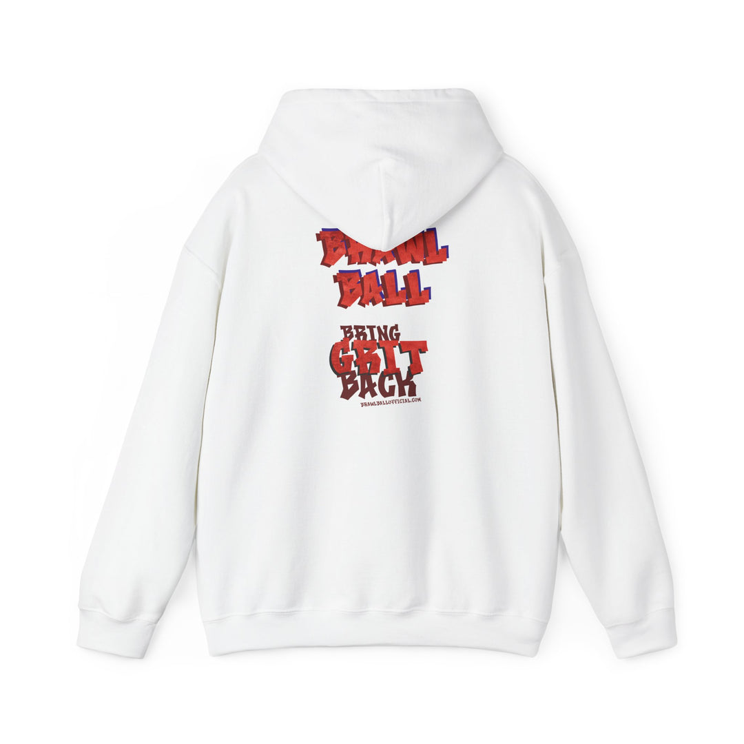 Brawl Ball x V. Miller "Bring Grit Back" Hoodie - White