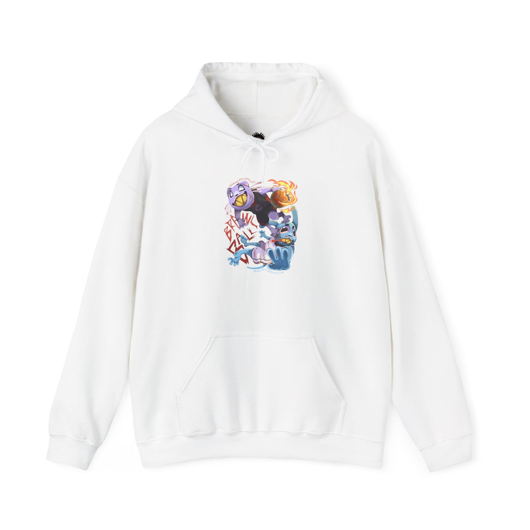 Brawl Ball x Pink! "Brawl" Hoodie - White