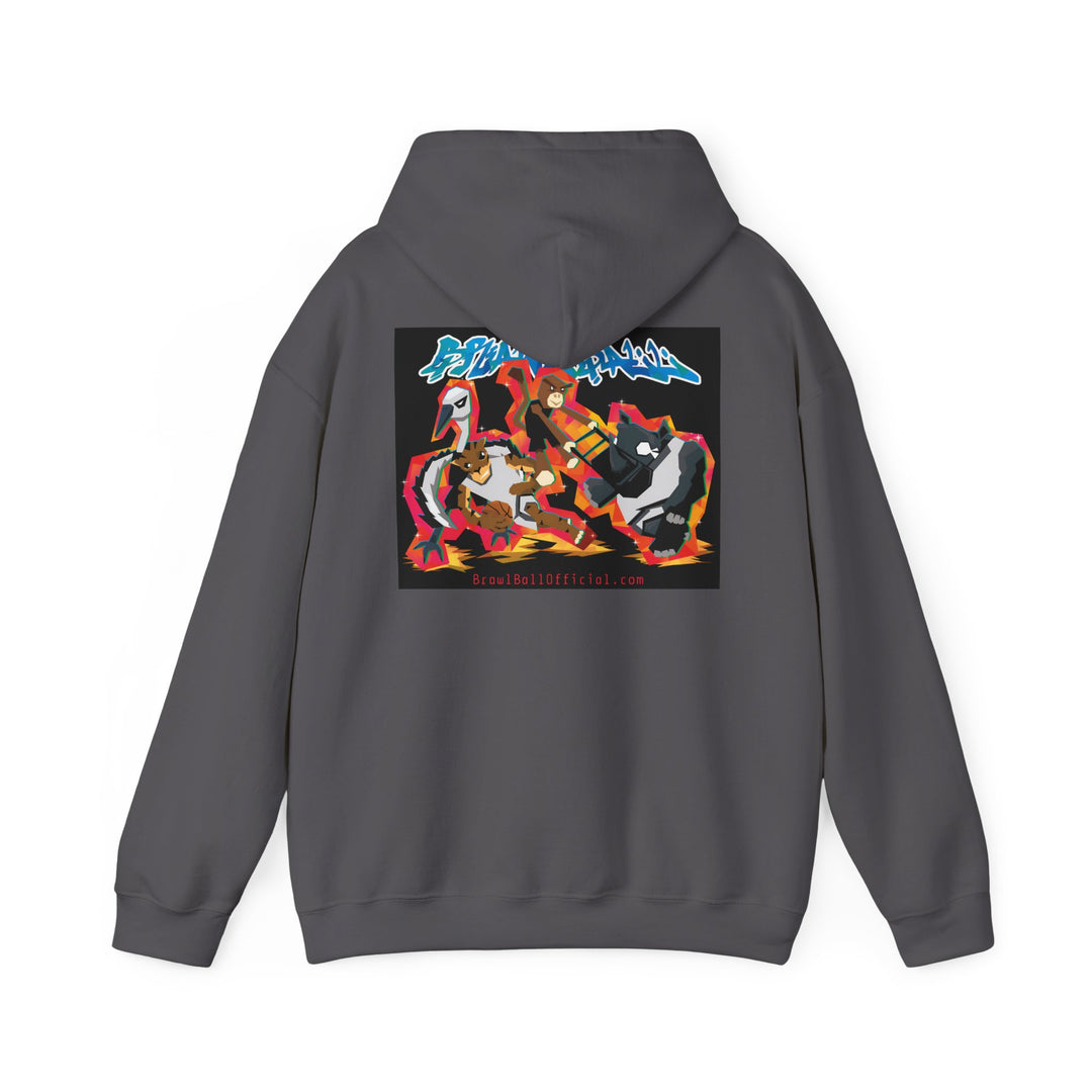 Brawl Ball x Dereliqa "Chaos" Hoodie - Charcoal