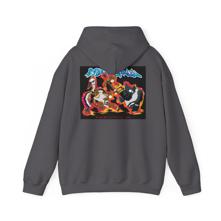 Brawl Ball x Dereliqa "Chaos" Hoodie - Charcoal