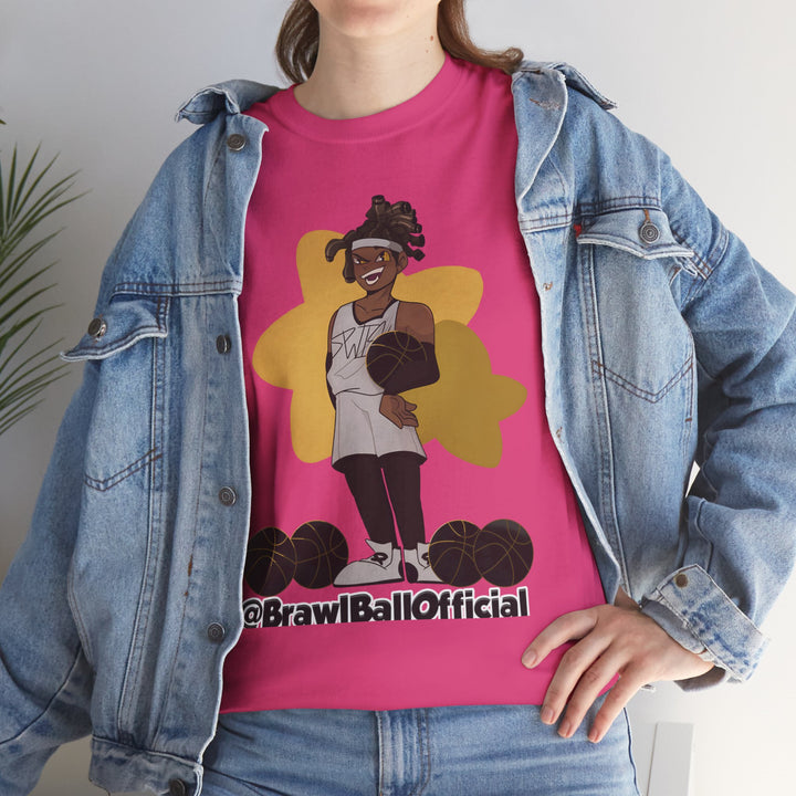 Brawl Ball x Amiya "Swish" Tee - Pink