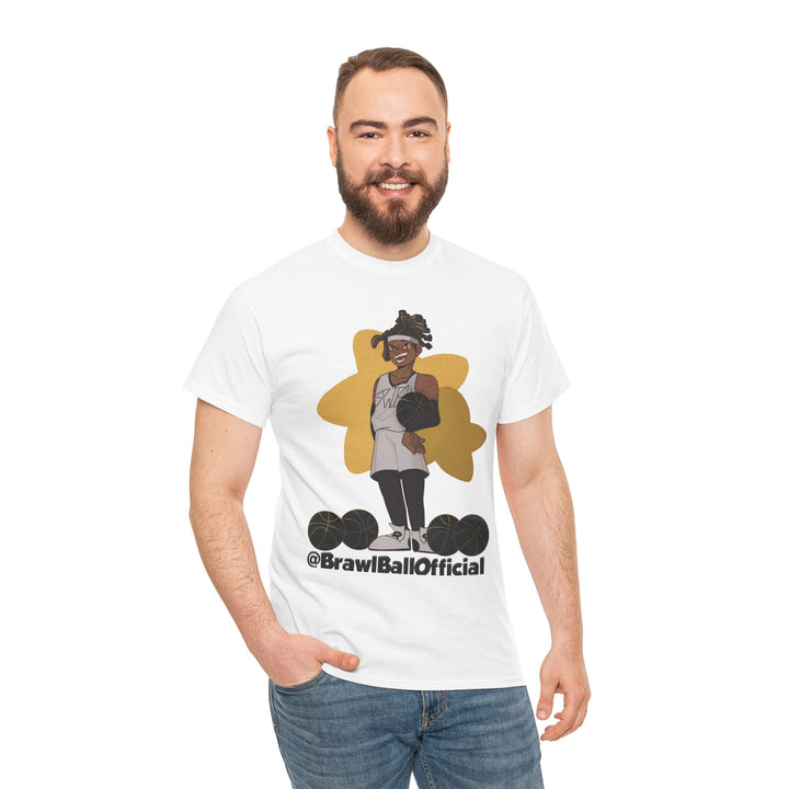 Brawl Ball x Amiya "Swish" Tee - White