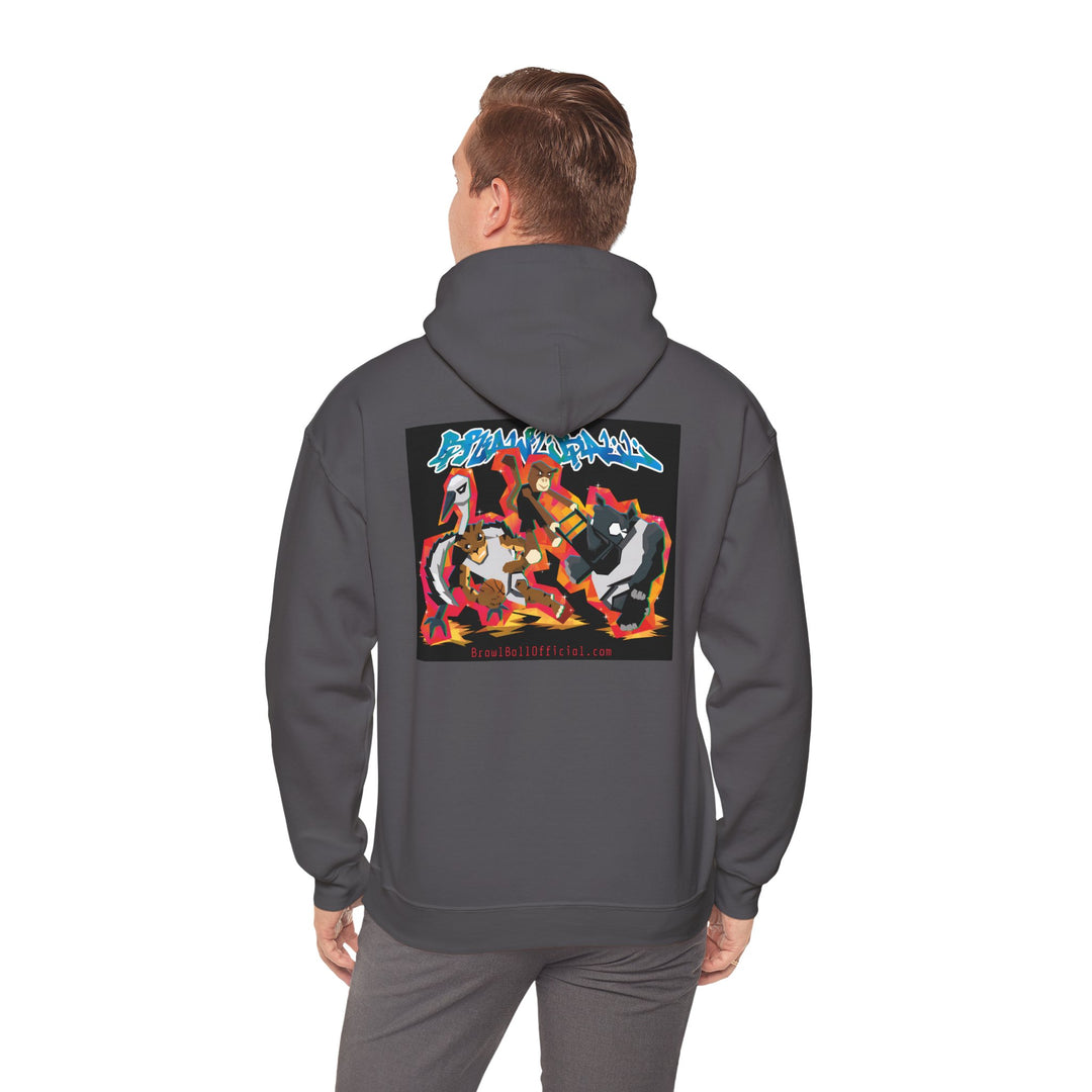 Brawl Ball x Dereliqa "Chaos" Hoodie - Charcoal